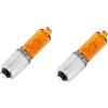 cyclingcolors Lampadina, Bay9S, 12V, 21W, Arancione, Confezione da 2