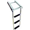 Scaletta inox a scomparsa mm370x178