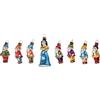 Oberfränkische Glas Pallina di Natale, multicolore, 5 cm
