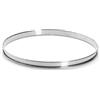 De Buyer Circolare in Acciaio Inox Stampo per Torte ad Anello con Bordo Arrotondato, Diametro cm 26, 3091.26N, Inossidabile, 26 cm
