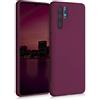kwmobile Custodia Compatibile con Huawei P30 Pro Cover - Back Case per Smartphone in Silicone TPU - Protezione Gommata - viola bordeaux
