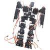 Kit staffa servo educativa per robot umanoide in metallo bipiede