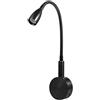 Meanyee Touch Switch dimmerabile flessibile a collo di cigno da parete Sconces Lampada da lettura 3W LED dimming da comodino per la lettura a letto