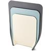 Joseph Joseph Nest Set di 3 Taglieri, Taglieri Compatti Impilabili, Lavabile in Lavastoviglie, Blu/Grigio/bianco