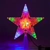 LOTTI - PUNTALE LED A STELLA CON EFFETTO VISUAL 10 LED ON/OFF CLASSIC MULTICOLORE A BATTERIA 30671