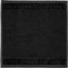 Möve Bamboo Luxe - Lavetta, 30 x 30 cm, 60% cotone, 40% viscosa di cellulosa di bambù, colore nero