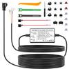 Range Tour Kit Cablaggio Mini USB/Mirco USB, Dash Cam Hardwire Kit con 6 Fusibili 4 Tipi/8 Adattatori, Cavo Tap e Strumento di Installazione 3.5m/11.5ft 12V/24V a 5V/2.5A Auto Cavo di Ricarica Kit