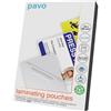 Pavo - Foglio di Laminazione Formato: 54 x 86 mm 2x125 mic, 100 Pezzi - Lucido