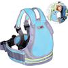 Jolik Bambini Moto Cintura di Sicurezza con Fibbia 4-in-1 Materiale Traspirante - Bambini Cintura di Sicurezza per Motocicletta con Materiale Riflettente（blu）