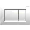 Geberit Placca Geberit Sigma20 Square Cromato lucido / Cromosatinato Doppio Tasto (ex Sigma30) | 115.883.KH.1 Cromo Satinato