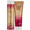 Joico - Shampoo K-PAK Color Therapy 300 ml e balsamo 250 ml per preservare il colore e riparare i capelli danneggiati