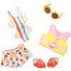Glitter Girls costume da bagno deluxe Luminoso come il sole!