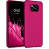 kwmobile Custodia Compatibile con Xiaomi Poco X3 NFC/Poco X3 Pro Cover - Back Case Morbida - Protezione in Silicone TPU Effetto Metallizzato rosa metallizzato