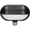 Virone Musam Applique da Esterno Lampada con Sensore di Movimento Uso Esterno Giardino IP44 (Nero)