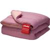 PIKOLIN Piumino Singolo Autunno Inverno 150 x 220 cm Effetto Piuma 300 gr - Piumone Caldo, Morbido, Traspirante e Reversibile - Bicolore Verde