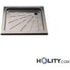 Piatto doccia in acciaio inox 80x80 cm h679_06