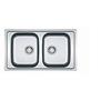 Franke - Lavello Lineare Radar Rrx620 2 Vasche-acciaio Inox