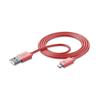 Cellularline - Usb Data Cable - Lightning-rosa