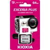 Kioxia - Microsd Exceria Plus Mpl1 Uhs-1 64gb-rosa