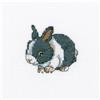 RTO Süßer Hase Kit Punto Croce, Cotone, Multicolore, 9 x 9 cm