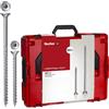 Fischer, Powerfast L-Boxx 560783, Valigetta Attrezzi Impilabile, Assortimento Viti per Legno e Truciolare, con Filettatura Totale e Parziale, Impronta Torx, Ø 3-3,5-4-5-6 mm, 1 Set 10 Punte, 1801 pz
