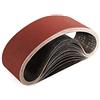 Sruhrak Nastri Abrasivi 75 x 533 mm - Grane 150 Carta Abrasiva per Levigatrice a Nastro, per Levigare,Limare,Affilare e Rimuovere Metallo/Legno (15 Pezzi)