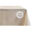 casaviva - Tovaglia in Raso di Cotone Extra Morbido - Tovaglia Rettangolare Idrorepellente Stirofacile Antimacchia - Raso Damasco 150x240 Gold cm