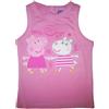 BABY DISTRIBUTION T-shirt maglia maglietta senza manica bimba neonato Peppa Pig rosa 30 m