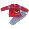 BABY DISTRIBUTION Completo tuta 2pz maglia maglietta pantalone bimbo neonato Disney baby Mickey 6 - 9 mesi