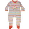 BABY DISTRIBUTION Tuta tutina cotone bimba neonato Yatsi bianco righe fantasia 6 m