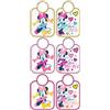 BABY DISTRIBUTION Confezione 6 pezzi bavetta bavaglino bavagli bimba neonato ellepi Disney baby Minnie TU