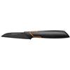 Fiskars Coltello per Sbucciare, Acciaio Inossidabile, Nero, 19.6 x 6.5 x 1.6 cm, 1003091