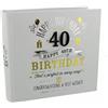 new item Signography - Album fotografico per 40° compleanno, 10 x 15 cm (FL29940)