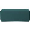 EBETA Spandex Fodera per sgabello, Elastico Fodera per poggiapiedi Fodere coprisgabello, Rivestimento per pouf, Jacquard per pouf poggiapiedi (Erba Verde)