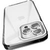 elago Cover Trasparente Ibrida Clear Custodia Compatibile con iPhone 13 Pro Case (6.1) - Tecnologia Ibrida PC + TPU, Ingiallimento Ridotto, Protezione Completa del Corpo (Nero)