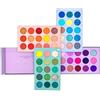 Beauty Searcher Palette di ombretti a 60 colori, tavolo 4 in 1 con glitter ad alta pigmentazione, rotazione dell'ombretto opaco, tavolozza per il trucco nudo perlescente, occhi cosmetici