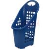 FERLABEL CESTONE SPESA TROLLEY TRONO 64 LITRI BLU (CONF 20 PEZZI)