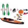 Sevylor Canoa Gonfiabile Pointer K2 + 2 Pagaie Touring-2 div. in 2 parti + Pompa ST6207 SEVYLOR