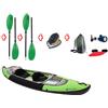 Sevylor Canoa Gonfiabile Yukon + 2 Pagaie Touring-2 div. in 2 parti + Pompa 205161 KCC380 SEVYLOR