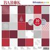 Artemio 30 fogli di carta 170 g + Gloss + Silver Foil Barok