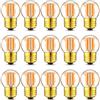 Genixgreen Lampadina Led E27 1W G40 Lampadina LED 1W Luce Calda 2200K Vintage equivalente 10W Lampade a incandescenza per interni ed esterni Decor