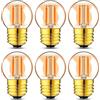 Genixgreen Lampadina Led E27 1W G40 Lampadina LED 1W Luce Calda 2200K Vintage equivalente 10W Lampade a incandescenza per interni ed esterni Decor