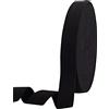 NBEADS 45m/Rotolo 30mm Nastri di Cotone Fettucce In Cotone A Spina di Pesce Corde Piatte In Cotone A Spina di Pesce Nastro Regalo per Cucito A Maglia Artigianato Fai-Da-Te, Spessore 0.5 mm