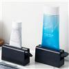 CORNERIA 2 Pezzi Spremiagrumi Dentifricio Porta Sedile Dentifricio Dispenser per Dentifricio con Supporto per Bagno, detergente per il viso, crema per le mani, crema solare e altro