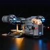 GEAMENT Set di Luci LED per Razor Crest Navetta da Trasporto del Mandaloriano - Kit Di Illuminazione Compatibile Con LEGO Bounty Hunter Transport Star Wars 75292 (LEGO set Non Incluso)