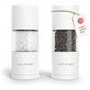 LARS NYSØM Macine Sale e Pepe Set - Macinasale e Macinapepe Manuale Mill | Set di Macine per Sale e Pepe in Acciaio Inossidabile - Macinino in Ceramica Regolabile - Designer Spice Mills - Ricaricabile