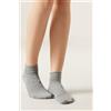 Calzedonia Calzini Corti Senza Elastico In Cotone Grigio