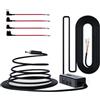 VANTRUE Kit cablaggio USB-C regolabile con 2 stadi per Dashcam N5/N4/E3/E2/E1/N2S/N2 Pro, da 12V / 24V a 5V, portafusibile con protezione a bassa tensione, 24 ore. Sorveglianza del parcheggio