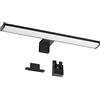 Oktaplex lighting LED Mirror Light Nero 40cm 3 in 1 Montaggio 3000K Bianco caldo 8W 570lm Lampada per specchio da bagno