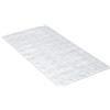 TATAY Tappetino Antiscivolo da Doccia o Vasca, di PVC con Ventose, Resistente a muffe e microbi, antibatterico, Design Barcelona, Traslucido, Dimensione 72 x 36 cm